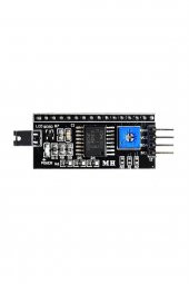 IIC I2C Seri LCD Modül  PCF8574 Adaptör Çevirici Sürücü Kart 1602A 1604A 2004A Kontrast Potu - 7