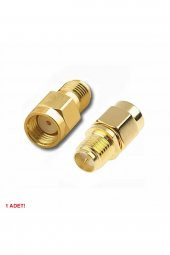 RP SMA Erkek to RP SMA Dişi Adaptör Soket  Altın Kaplama Soket 0-6GHz RF Wi-Fi Anten FPV Lora Helium - 1