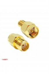 SMA Erkek to SMA Dişi Adaptör Soket  Altın Kaplama Soket 0-6GHz RF Wi-Fi Anten FPV Lora Helium PRS - 1
