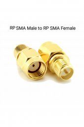 RP SMA Erkek to RP SMA Dişi Adaptör Soket  Altın Kaplama Soket 0-6GHz RF Wi-Fi Anten FPV Lora Helium - 5