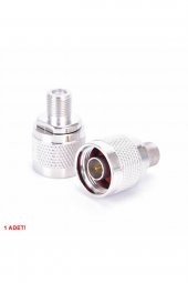 N Tip Erkek to F Tip Dişi Soket Adaptör Konnektör  0-6GHz RF Wi-Fi Anten FPV Lora Helium Router 4G - 6