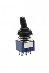 MTS-203 Mini Toggle Çift Anahtar 3A 250V ON / OFF / ON 6 Pin 3 Pozisyon - 2