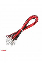 5 Adet 30cm Buton Kablosu 2.8mm Terminal to 2.54mm Jst Soket Arcade PC Joystick Oyun Kol Konsol - 1