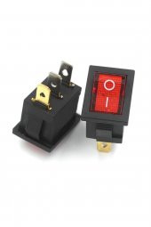 3 Pin Anahtar Ledli Kcd1 Rocker Switch Mini Buton ON / OFF 10A - 5