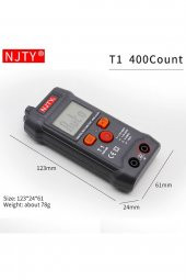 NJTY T1 Dijital Multimetre True RMS NCV 600V Mini Cep El Tipi Voltmetre AC DC Voltaj Direnç Buzzer - 8