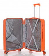 Kırılmaz Valiz Seti 3'lü Dört Tekerlekli Polipropilen - 6