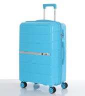 Kırılmaz Valiz Seti 3'lü Dört Tekerlekli Polipropilen - 7