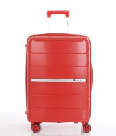 Kırılmaz Valiz Seti 3'lü Dört Tekerlekli Polipropilen - 10