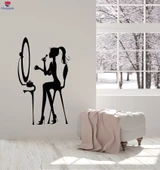 Dekorasyon Duvar Sticker Kız Odası Dekoru Güzellik Salonu Tuvalet Masası Çıkartmaları - 1