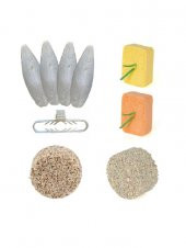 Petistera 2li Enerji Blok + 2li Mineral Blok + 4lü Küçük Kalamar Kemiği - 1