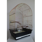 Petistera 3 Kapılı Çekmeceli Galvaniz Kuş Kafesi 67X42X32 cm - 1