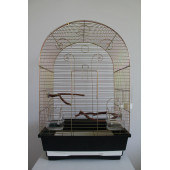 Petistera 3 Kapılı Çekmeceli Galvaniz Kuş Kafesi 67X42X32 cm - 2