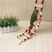 Petistera Muhabbet Kuşu İçin Ahşap Köprü/Merdiven 27x7cm - 5
