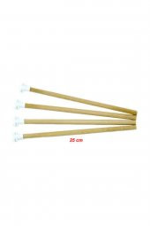 4 adet Ahşap Kuş Tüneği - 25 cm - 1