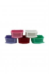 Kuşlar İçin Mama Kabı Renkli 8 cm - 1 Adet - 1