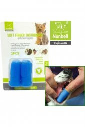 Nunbell Kedi Ve Köpek 2'li Parmak Diş Fırçası - 1