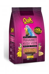 Quik Muhabbet Kuşu Yemi 400+100 Gr - 1