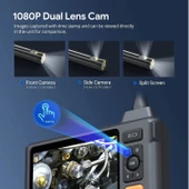 DEPSTECH 5" IPS Ekranlı 1080P Çift Lensli Endoskop Kamera - 15m - 2