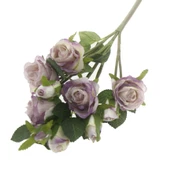 1 Demet 50cm Yapay Çiçek 5 Dallı Gül - 3