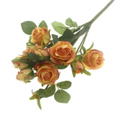 1 Demet 50cm Yapay Çiçek 5 Dallı Gül - 7