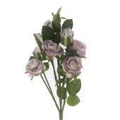 1 Demet 50cm Yapay Çiçek 5 Dallı Gül - 2