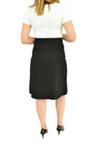 Kadın Etek Çift Pileli Siyah BGL-1245S thumbnail 5