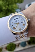 Daniel Klein DKISTE586 Gold Gümüş Renk Takvim ve Gün Fonksiyonlu Erkek Kol Saati thumbnail 3