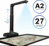VIISAN S21 Geniş Format Kitap ve Belge Tarayıcı, 27MP Çözünürlük - 2