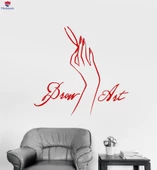 Dekorasyon Duvar Sticker Kaş Sanat Cımbız Güzellik Salonu Tabela Çıkartmalar Benzersiz Hediyelik - 1