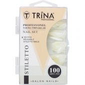 Trina Takma Tırnak 100‘LÜ Kutulu (Stiletto) - 01 - 1