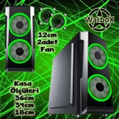WarboX Yakuza Xeon X5650 32gb Ram 256gb Ssd 250gb Hdd R7 240-4gb E.kartı 22" Monitör Gaming Bilgisay - 2