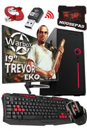 WarboX Trevor İ3 3.30ghz 8gb Ram 240gb Ssd 250gb Hdd R7 240-4gb E.Kartı 19" Monitör Gaming Bilgisaya - 1