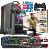 WarboX Hayro İ3 4160 Turbo:3.60ghz 8gb Ram 240gb Ssd 250gb Hdd R7 240-4gb E.kartı 19"Monitör - 1