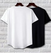 NO 601  2Lİ  Basic Slim Fit Oval Kesim Cepsiz Bisiklet Yaka T-shirt - 2