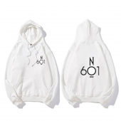 NO 601  3 İPLİK İÇİ ŞARDONLU KALIN KIŞLIK BEYAZ KAPŞONLU  SWEAT - 1