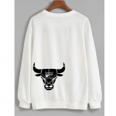 NO 601  BASKILI UNİSEX BİSİKLET YAKA SWEAT - 2