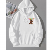 NO 601  kapşonlu baskılı unisex sweat - 3