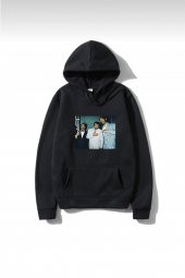 NO 601  UNSEX KAPŞONLU KIŞLIK SWEAT - 1