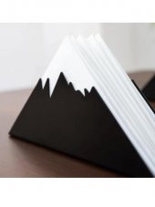 Dekoratif Metal Siyah Peçetelik Dağ Desenli Peçetelik Peçete Tutucu - 2