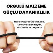 Usams US-SJ588 Dijital Göstergeli 1.2m PD 20W Type-C to Lightning iPhone Hızlı Şarj ve Data Kablosu - 3