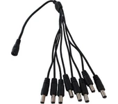 8li DC Power Jack Çoklayıcı Kablo (1 Dişi Uç/ 8 Erkek Uç ) thumbnail 3