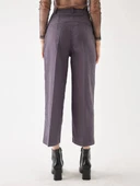 Kadife Antrasit Kısa Paça Pantolon thumbnail 4