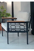 adımshops Adımshos tekli Lazer Balkon-Bahçe-Ofis-Kafe Çay Seti Koltuk Oturma Takımı-Oturma Grubu thumbnail 2