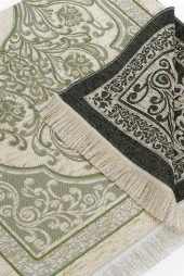 Yeni Mihraplı Şönil Lüks Seccade Yeşil thumbnail 3