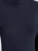 Lacivert Balıkçı Yaka Triko Elbise thumbnail 4