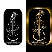 Veraart Işıklı Kişiselleştirilebilir Müzik Temalı Tablo Kadın Figürlü Dekoratif Gece Lambası 60 cm - 2