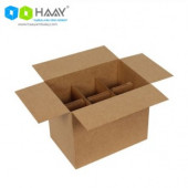 HAAY AMBALAJ 25x17x20cm Seperetörlü Uzun Bardak Kolisi (10 Adet) - 1