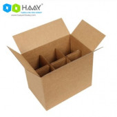 HAAY AMBALAJ 25x17x20cm Seperetörlü Uzun Bardak Kolisi (10 Adet) - 2