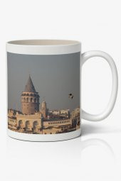 Galata Kulesi Baskılı Kupa Bardak - Baskılı Kahve Kupa Bardak-1 - 1