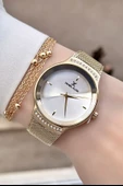 Daniel Klein DKISTE385 Gold Renk Kadın Kol Saati Ve Bileklik - 2